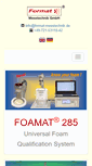 Mobile Screenshot of foamat.com
